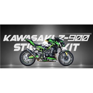 Aufkleber Satz kompatibel mit per KAWASAKI Z900 2017 - 2019 - MXPKAD15354