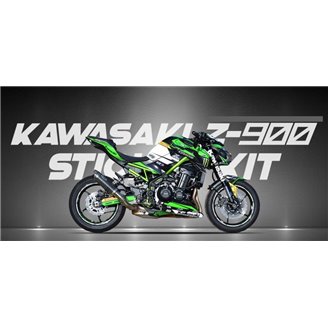 Kit Autocollants compatible avec per KAWASAKI Z900 2017 - 2019 - MXPKAD15354