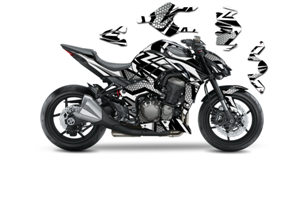 Kit Autocollants compatible avec per KAWASAKI Z1000 2014 - 2019 - MXPKAD15356