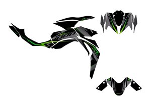 Sticker set compatible with per KAWASAKI Z1000 2014 - 2019 - MXPKAD15356