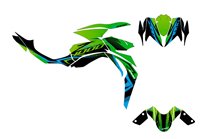 Kit de pegatinas compatible con per KAWASAKI Z1000 2014 - 2019 - MXPKAD15356