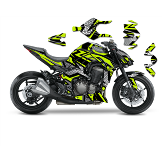 Kit Autocollants compatible avec per KAWASAKI Z1000 2014 - 2019 - MXPKAD15356