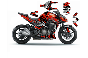 Kit de pegatinas compatible con per KAWASAKI Z1000 2014 - 2019 - MXPKAD15356