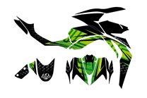 Kit de pegatinas compatible con per KAWASAKI Z1000 2014 - 2019 - MXPKAD15356