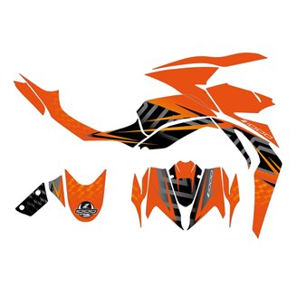 Aufkleber Satz kompatibel mit per KAWASAKI Z1000 2014 - 2019 - MXPKAD15356