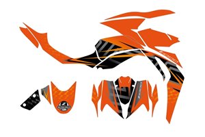 Kit de pegatinas compatible con per KAWASAKI Z1000 2014 - 2019 - MXPKAD15356