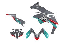 Sticker set compatible with per YAMAHA MT 125 2017 - 2019 - MXPKAD15470