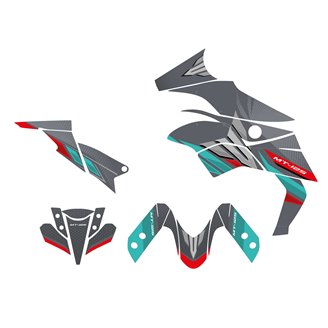 Sticker set compatible with per YAMAHA MT 125 2017 - 2019 - MXPKAD15470