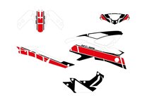 Sticker set compatible with per YAMAHA MT 125 2017 - 2019 - MXPKAD15470