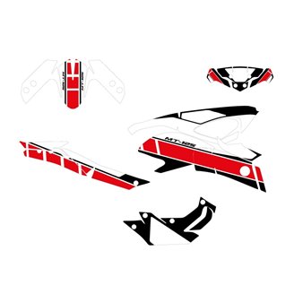 Kit adesivi compatibile con per YAMAHA MT 125 2017 - 2019 - MXPKAD15470