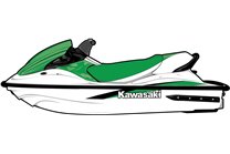 Sticker set compatible with per Kawasaki 900 STX 2000 - 2006 - MXPKAD15491