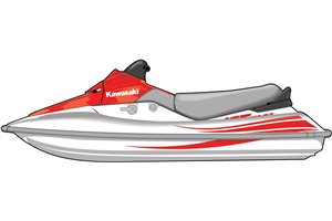 Sticker set compatible with per Kawasaki 900 STX 2000 - 2006 - MXPKAD15506