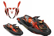 Sticker set compatible with per SEADOO RXT X GTX 300 2019 - 2021 - MXPKAD15497