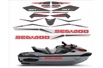 Sticker set compatible with per SEADOO RXT-X 300 2018 - 2021 - MXPKAD15498