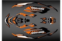 Sticker set compatible with per SEADOO Spark TRIXX 2UP 3UP 2019 - 2021 - MXPKAD15499