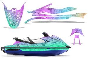 Kit Autocollants compatible avec per Yamaha GP 1800 SVHO Waverunner 2016 - 2020 - MXPKAD15502