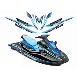 Kit adesivi compatibile con per Yamaha Waverunner EX Deluxe 2017 - 2021 - MXPKAD15504
