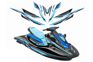 Kit adesivi compatibile con per Yamaha Waverunner EX Deluxe 2017 - 2021 - MXPKAD15504
