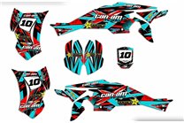 Sticker set compatible with per CAN AM DS 450 2008 - 2016 - MXPKAD14948