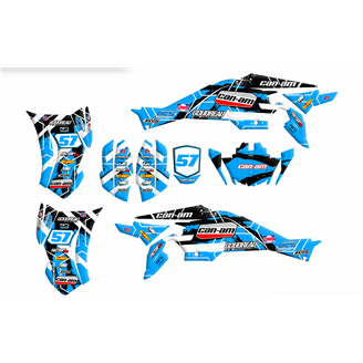 Kit Autocollants compatible avec per CAN AM DS 450 2008 - 2016 - MXPKAD14948