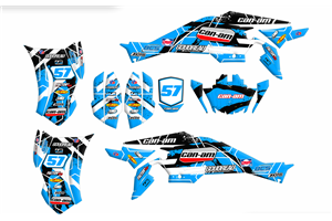 Kit adesivi compatibile con per CAN AM DS 450 2008 - 2016 - MXPKAD14948