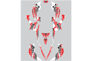 Kit adesivi compatibile con per CAN AM RENEGADE 500 570R 800R 850R 800X 1000R XXC 2005 - MXPKAD14957