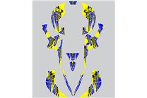 Kit de pegatinas compatible con per CAN AM RENEGADE 500 570R 800R 850R 800X 1000R XXC 2005 - MXPKAD14957