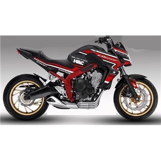 Kit adesivi compatibile con per Honda CB650F 2014 - 2016 - MXPKAD15575