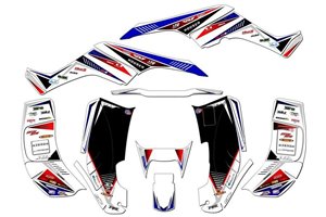 Kit adesivi compatibile con per HONDA TRX 250EX 2001 - 2004 - MXPKAD14959
