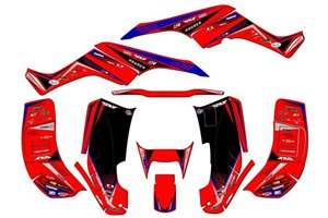 Kit Autocollants compatible avec per HONDA TRX 250EX 2001 - 2004 - MXPKAD14959