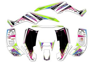 Kit adesivi compatibile con per HONDA TRX 250EX 2001 - 2004 - MXPKAD14959