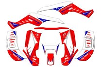 Aufkleber Satz kompatibel mit per HONDA TRX 250EX 2001 - 2004 - MXPKAD14959