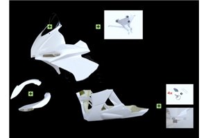 Aprilia Tuono V4 R 1100 2016-2020 Complete set 7- pezzi Racing - MXPCRD15826