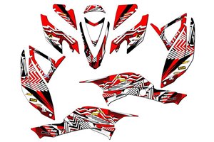 Aufkleber Satz kompatibel mit per HONDA TRX 400 EX 2008 - 2018 - MXPKAD14967