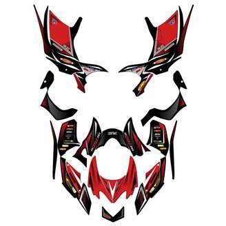 Sticker set compatible with per HONDA TRX 700XX 2012 - MXPKAD14970