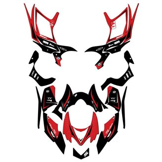 Aufkleber Satz kompatibel mit per HONDA TRX 700XX 2012 - MXPKAD14970