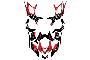 Kit Autocollants compatible avec per HONDA TRX 700XX 2012 - MXPKAD14970