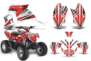 Kit de pegatinas compatible con per POLARIS OUTLAW 90 2007 - 2014 - MXPKAD14975