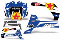 Kit Autocollants compatible avec per POLARIS RZR 800 2011 - 2015 - MXPKAD14978