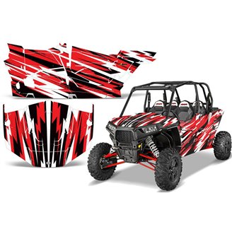 Aufkleber Satz kompatibel mit per POLARIS RZR 1000 XP 4 DOOR 2014 - 2018 - MXPKAD14979
