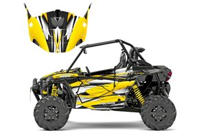 Kit Autocollants compatible avec per POLARIS RZR XP 1000 TURBO 2015 - 2019 - MXPKAD14981