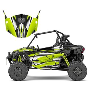 Kit adesivi compatibile con per POLARIS RZR XP 1000 TURBO 2015 - 2019 - MXPKAD14981