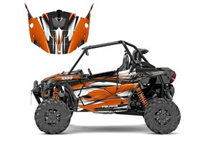 Aufkleber Satz kompatibel mit per POLARIS RZR XP 1000 TURBO 2015 - 2019 - MXPKAD14981