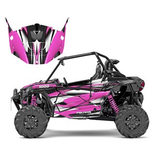 Kit de pegatinas compatible con per POLARIS RZR XP 1000 TURBO 2015 - 2019 - MXPKAD14981