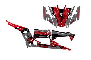 Kit adesivi compatibile con per POLARIS RZR XP 1000 TURBO S 4 DOORS 2019 - 2021 - MXPKAD14987