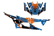 Sticker set compatible with per POLARIS RZR XP 1000 TURBO S 4 DOORS 2019 - 2021 - MXPKAD14987