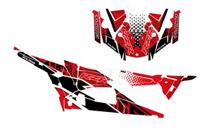 Kit Autocollants compatible avec per POLARIS RZR XP 1000 TURBO S 4 DOORS 2019 - 2021 - MXPKAD14987