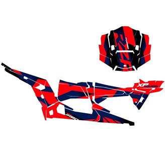 Kit de pegatinas compatible con per POLARIS RZR XP 1000 TURBO S 4 DOORS 2019 - 2021 - MXPKAD14987