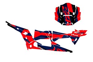 Kit de pegatinas compatible con per POLARIS RZR XP 1000 TURBO S 4 DOORS 2019 - 2021 - MXPKAD14987