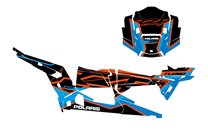 Kit adesivi compatibile con per POLARIS RZR XP 1000 TURBO S 4 DOORS 2019 - 2021 - MXPKAD14987